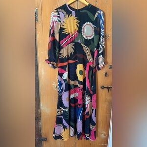 Gorgeous floral Vilagallo (6) 38 maxi dress..